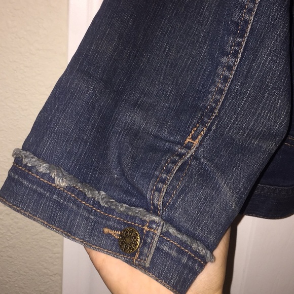 Style & Co denim jacket w/ zip front & pockets - Picture 7 of 7